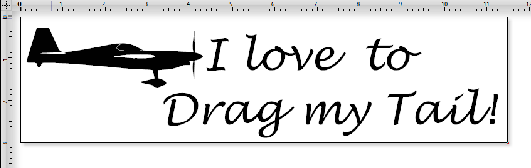 (image for) I love to drag my tail Extra